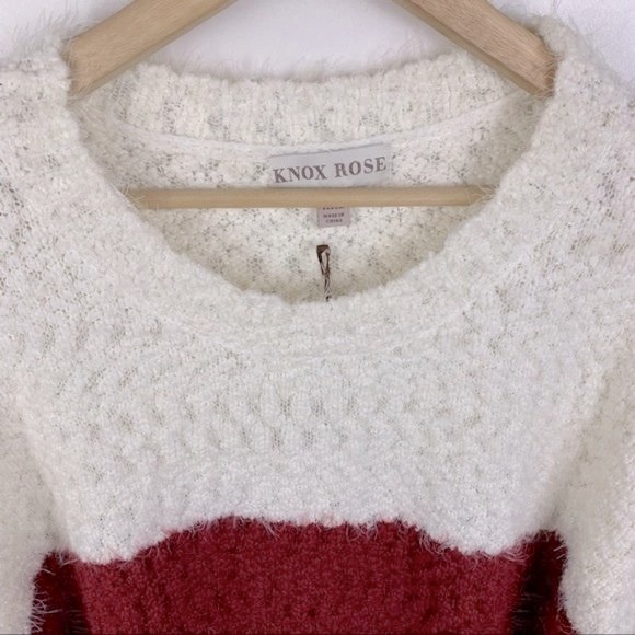 Knox Rose Crewneck Colorblock Pullover Sweater XXL - Picture 3 of 6